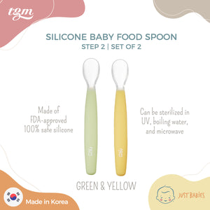 TGM Silicone Baby Food Spoon Step 2 (Pack of 2)