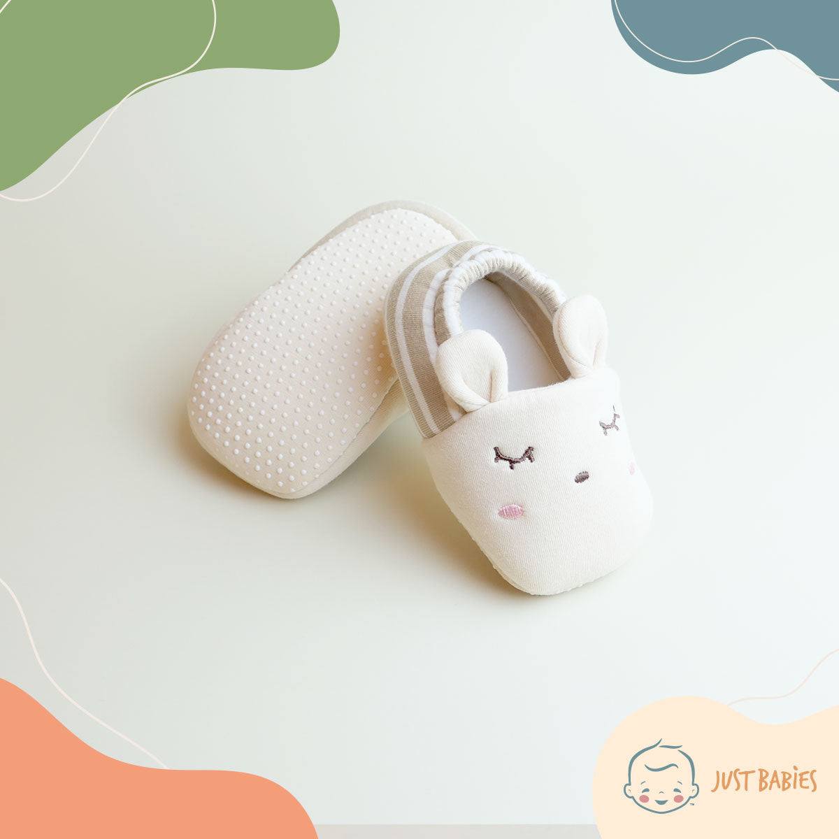 Bunny Non-skid Soft Sole Baby Shoes (2 Colors)