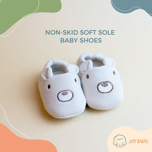 Bear Non-skid Soft Sole Baby Shoes (2 Colors)
