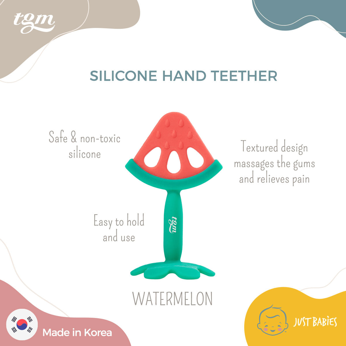 TGM Silicone Fruity Hand Teether
