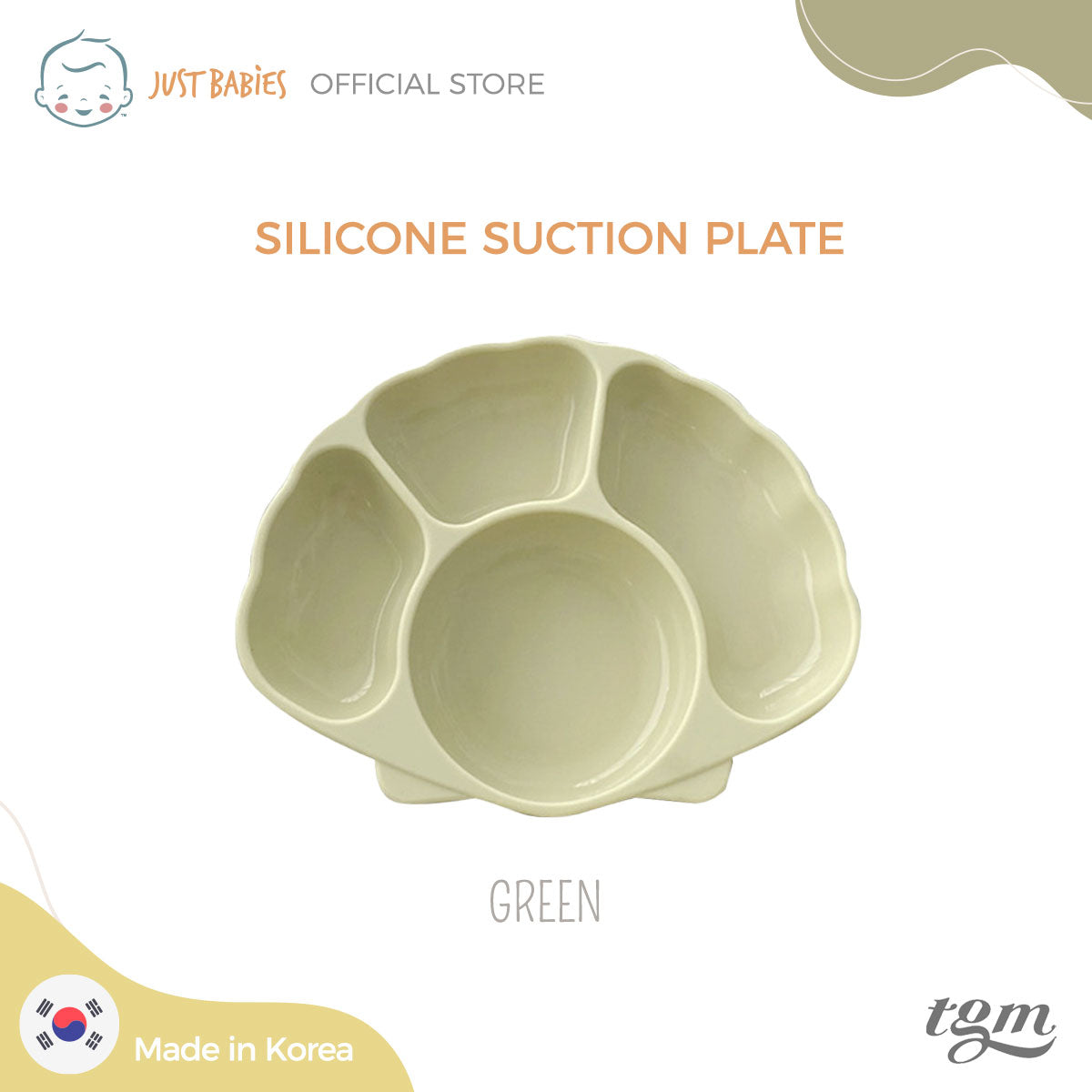 TGM Silicone Seashell Suction Plate